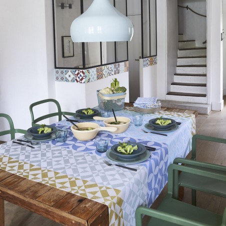 Nappe enduite Mosaïque émail par Le Jacquard Français