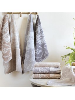 Lot de 6 carrés éponge Organic par Lasa Home