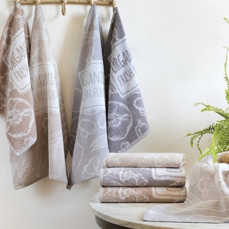 Lot de 6 carrés éponge Organic par Lasa Home