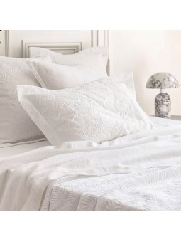 Jeté de lit Empreinte blanc...