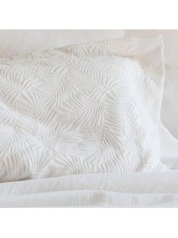 Housse oreiller Empreinte blanc par Anne de Solène