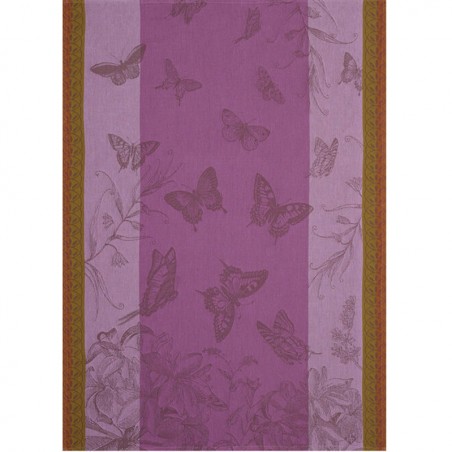 Lot de 3 torchons Jardin des papillons par Le Jacquard Français