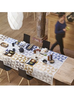 Nappe Origami polychrome...