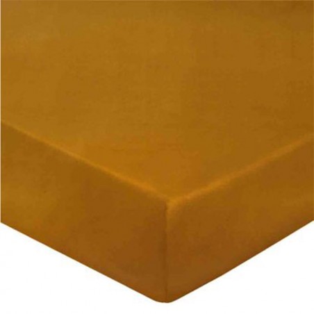 Drap housse Satin Uni par Blanc des Vosges