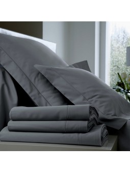 Traversin Satin Uni par Blanc des Vosges