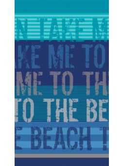 Drap de plage Navy par Lasa...
