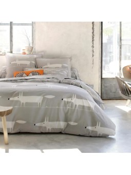 Parure de couette Mr Fox gris par Scion Living