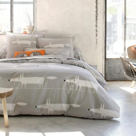 Parure de couette Mr Fox gris par Scion Living