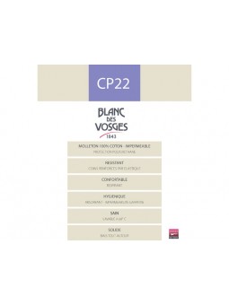 Protège oreiller imperméable CP22 par Blanc des Vosges