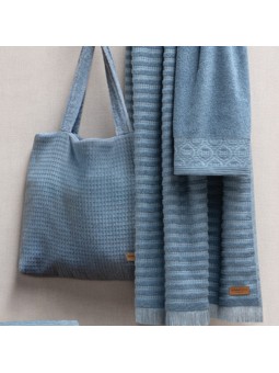 Serviettes et gants Denim...