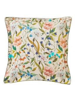 Taie d'oreiller Giardino par Blanc des Vosges