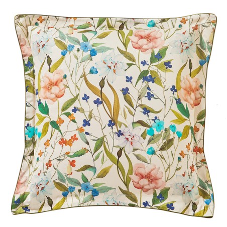 Taie d'oreiller Giardino par Blanc des Vosges