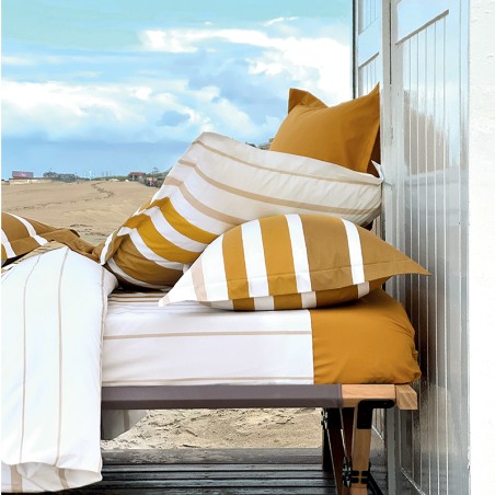 Taie d'oreiller Grand large par Blanc des Vosges