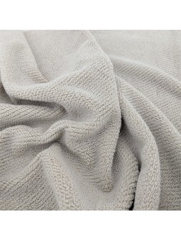 Serviette De Bain Lasa Home - Coton Nid D'abeille, 50x100 Cm, Gris, Grammage 300 G/m²