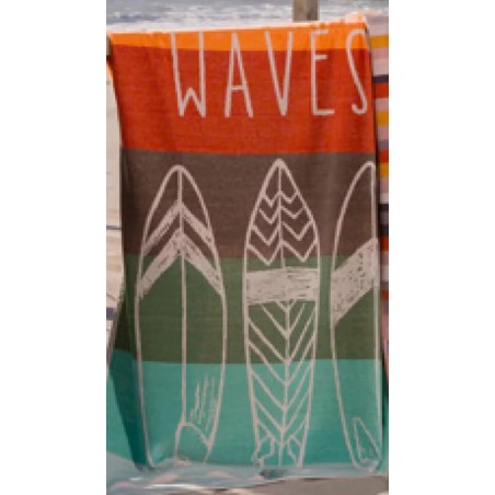 Drap de plage Waves par Lasa Home
