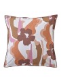 Parure de couette Pop terrracotta par Blanc Des Vosges