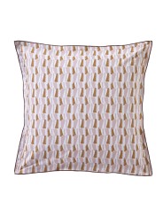 Parure de couette Pop terrracotta par Blanc Des Vosges