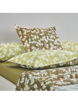 Parure de drap Envolée kaki par Blanc des Vosges