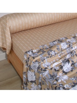 Parure de drap Impérial chanvre par Blanc Des Vosges