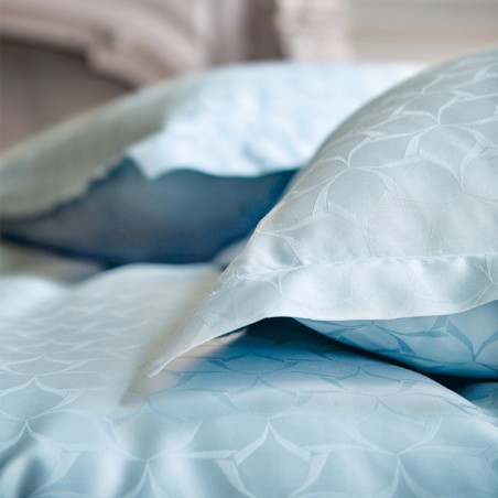 Taie d'oreiller Eole par Blanc des Vosges