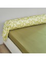 Parure de drap Envolée kaki par Blanc des Vosges