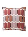 Parure de couette Mosaic sienne par Blanc des Vosges