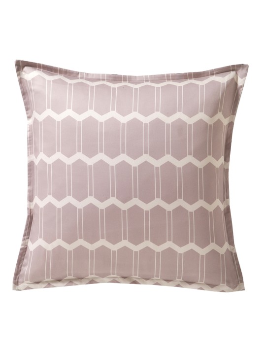 Parure de couette Mosaic sienne par Blanc des Vosges