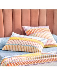 Parure de couette Portofino pastel par Blanc des Vosges