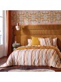 Housse de couette Line multico par Blanc des Vosges