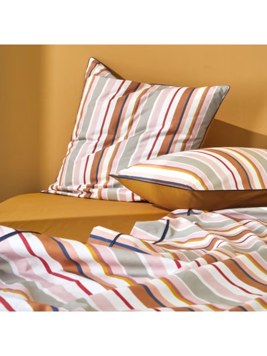 Taie d'oreiller Line par Blanc des Vosges
