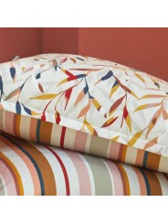 Housse de couette Folia multico par Blanc des Vosges