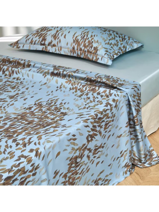 Drap plat Reflets par Blanc des Vosges
