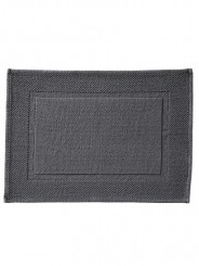 Tapis De Bain Comores Blanc Des Vosges  ANTHRACITE