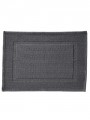 Tapis De Bain Comores Blanc Des Vosges  ANTHRACITE