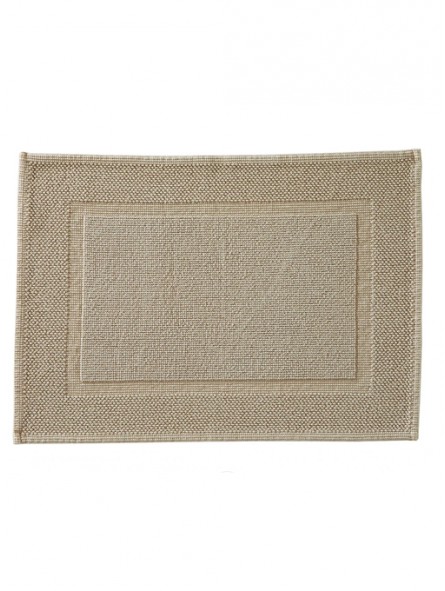 Tapis De Bain Comores Blanc Des Vosges  SABLE